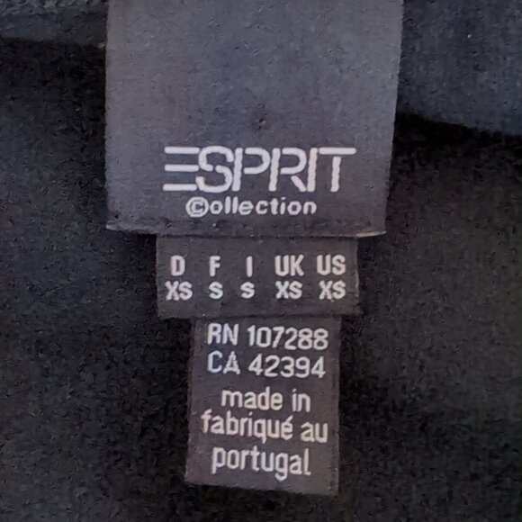 3/$20 Esprit Cami Tank Top Crochet Lace Trim Adjustable Strap Stretch Cotton - Picture 9 of 10